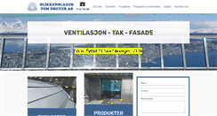 Desktop Screenshot of blikkenslagerdreyer.no